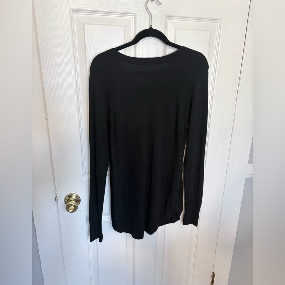 Lululemon Hello Aloe Pullover – Black – Size 8 | Soft Luxe Travel & Work Layer - Picture 9 of 10